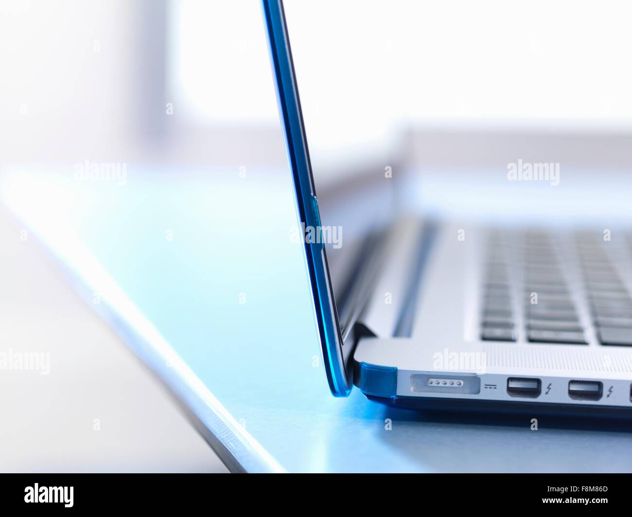 Laptop, close up Stock Photo