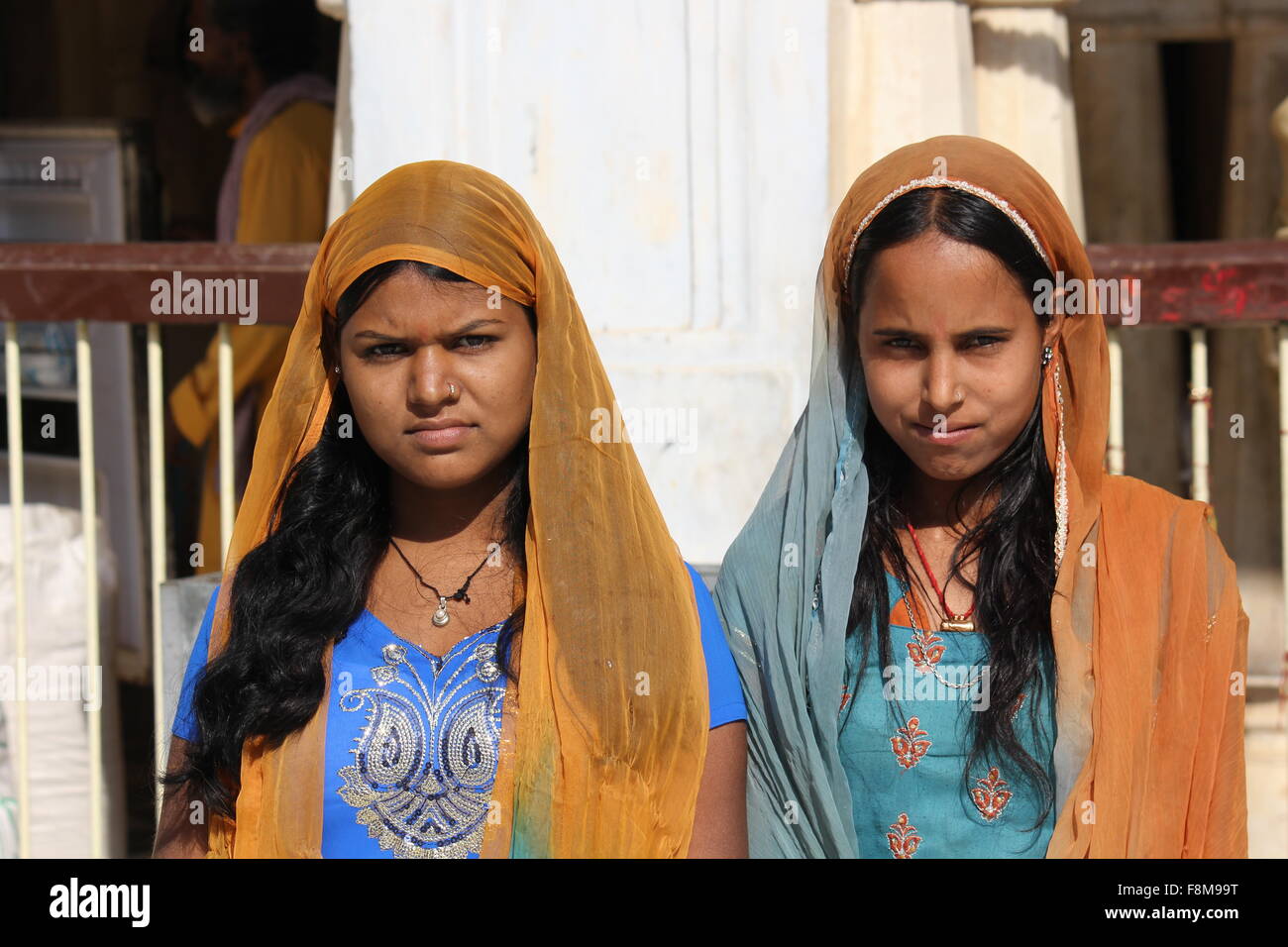 Two happy indian tribal women hi-res stock photography and images - Alamy