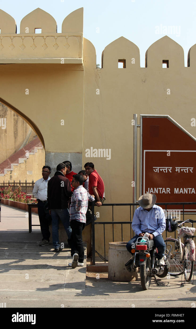 JAIPUR - NOV 30: Entrance Gate for the city Palace in Jaipur, with its