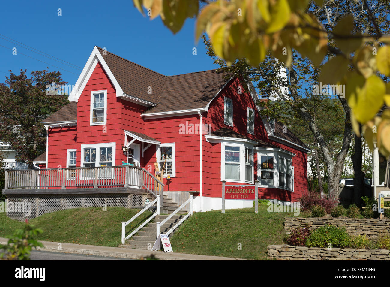 Baddeck Cape Breton Island Canada October 2015 Stock Photo