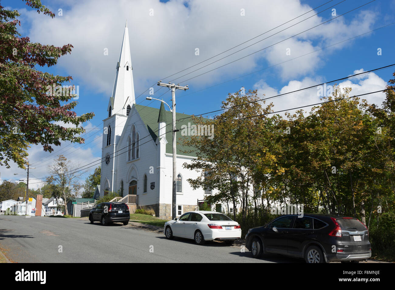 Baddeck Cape Breton Island Canada October 2015 Stock Photo