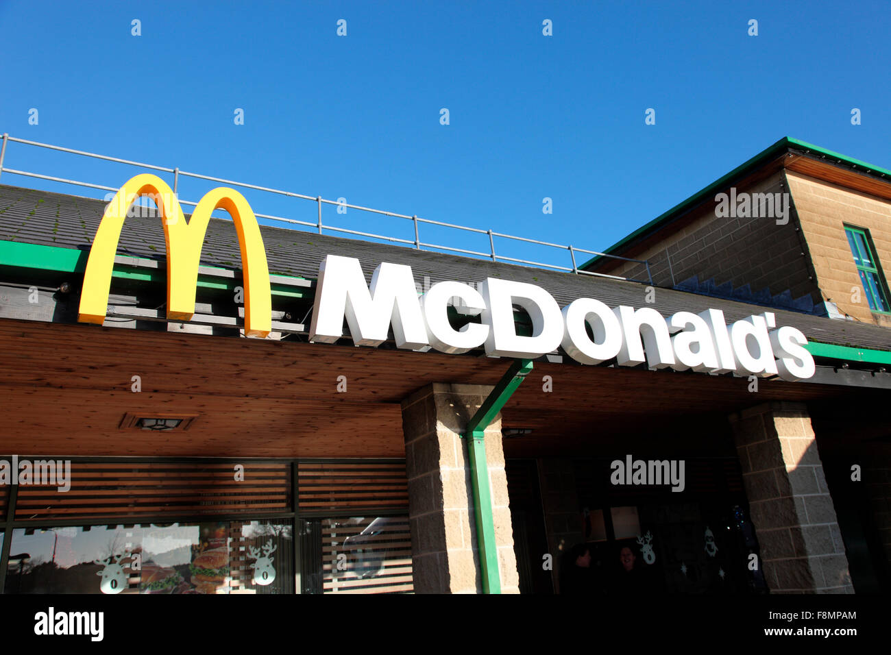 McDonalds, fast food outlet in Monaghan Stock Photo Alamy