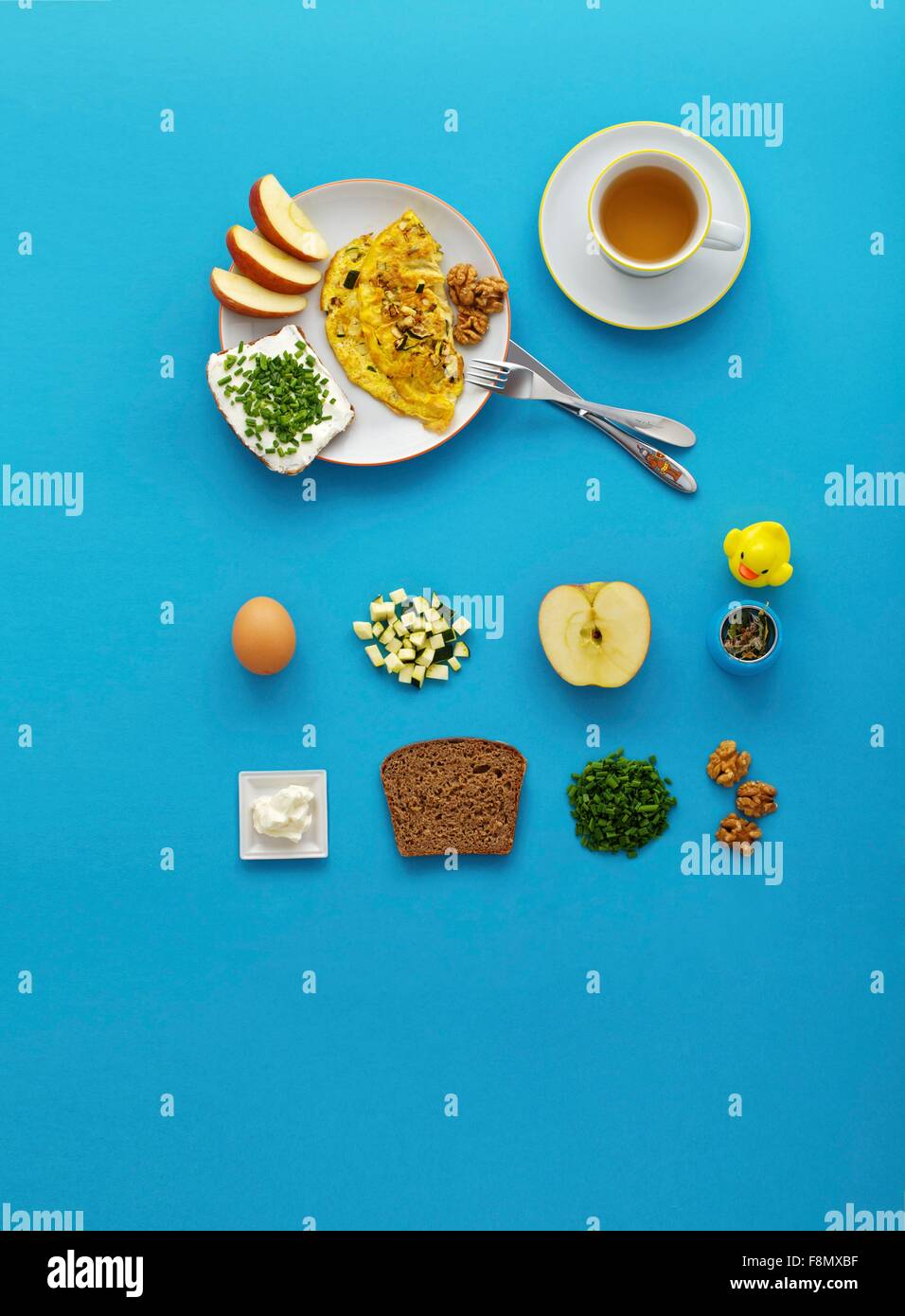 A healthy kid's breakfast Stock Photo - Alamy