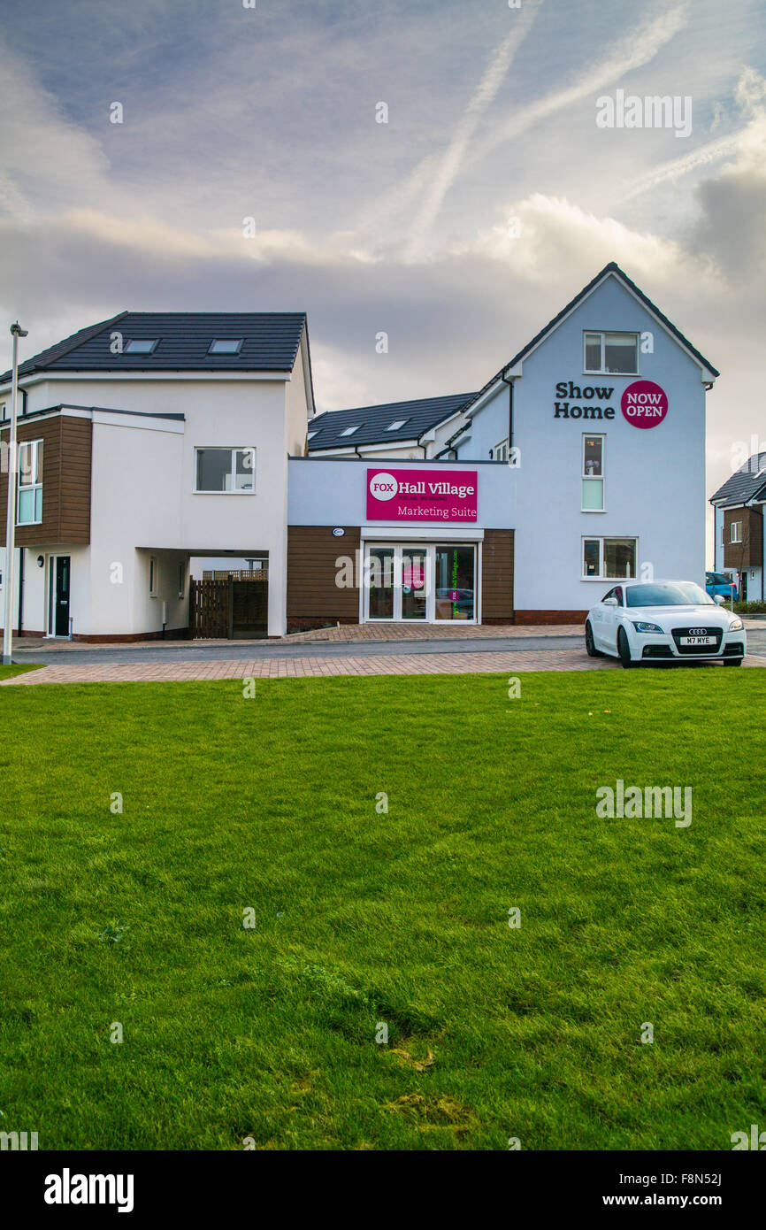 New housing development Stock Photo