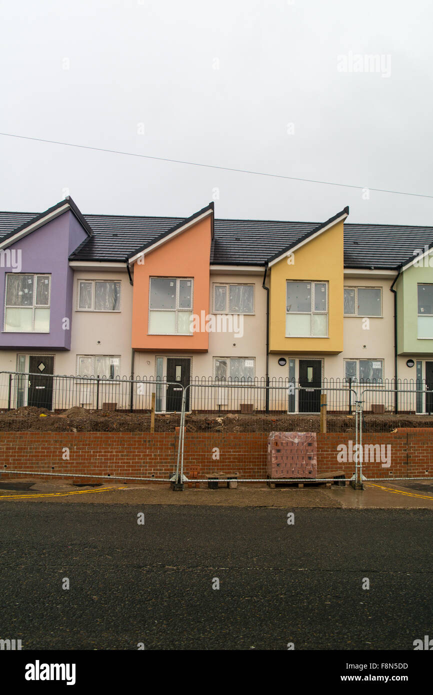 New housing development Stock Photo