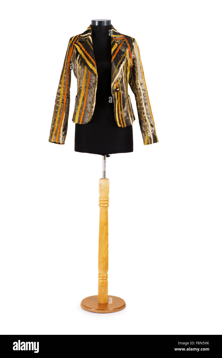 Stylish jacket isolated on the white background Stock Photo - Alamy