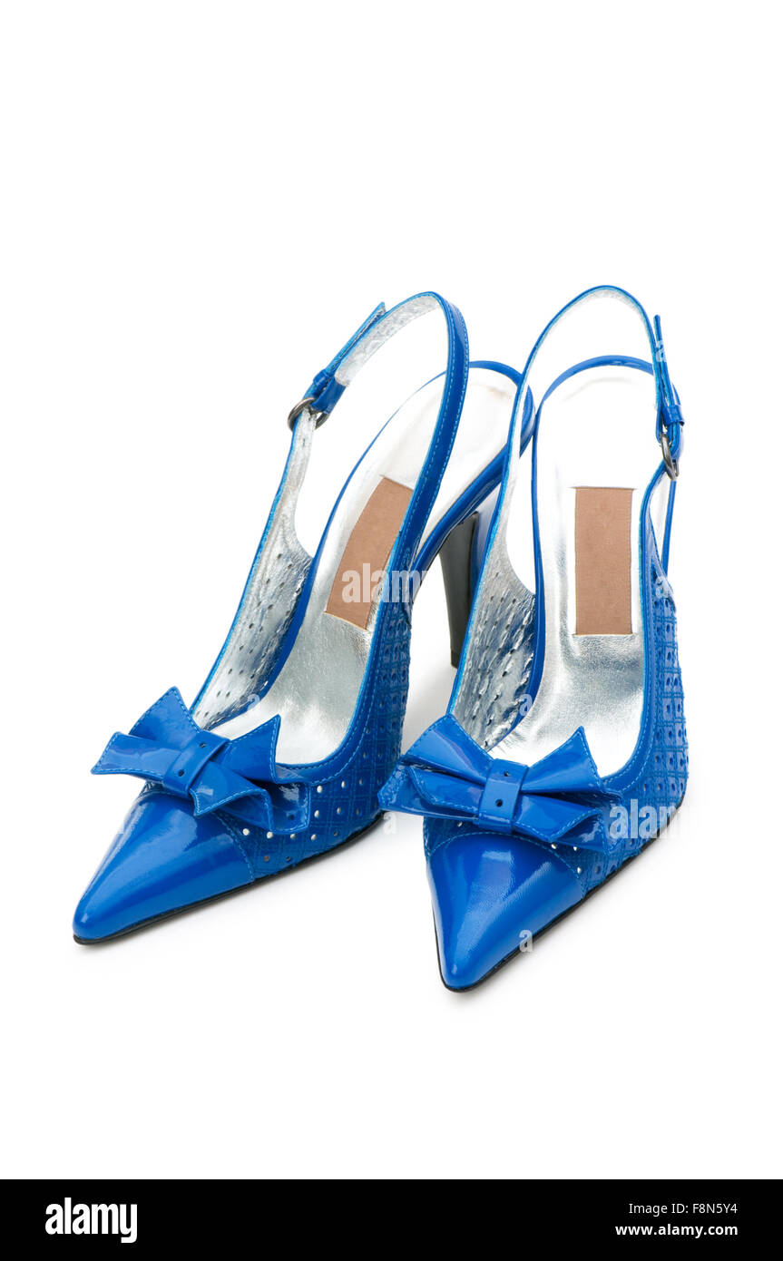 Woman shoes isolated on the white background Stock Photo - Alamy