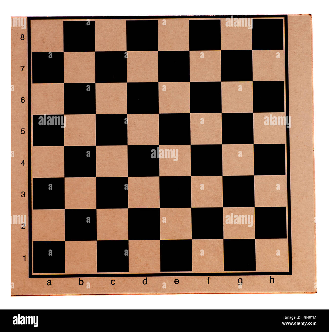 chess board mahogany with coordinates