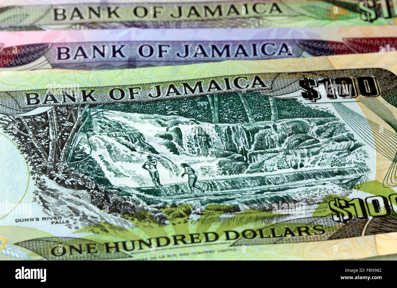 Jamaica currency Banking and economic stability concept Stock Photo