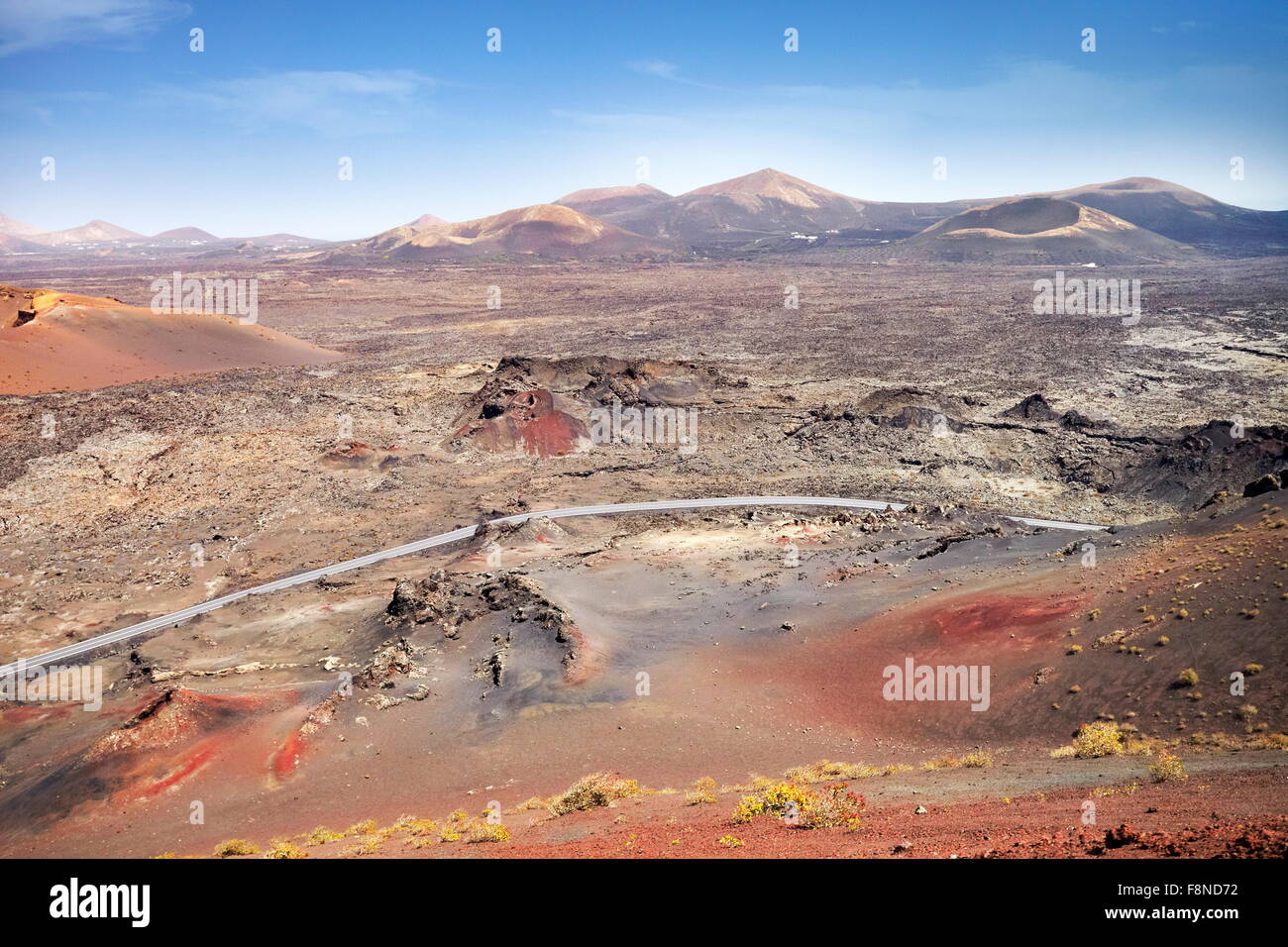 Timanfaya National Park, Lanzarote, Canary Islands, Spain Stock Photo