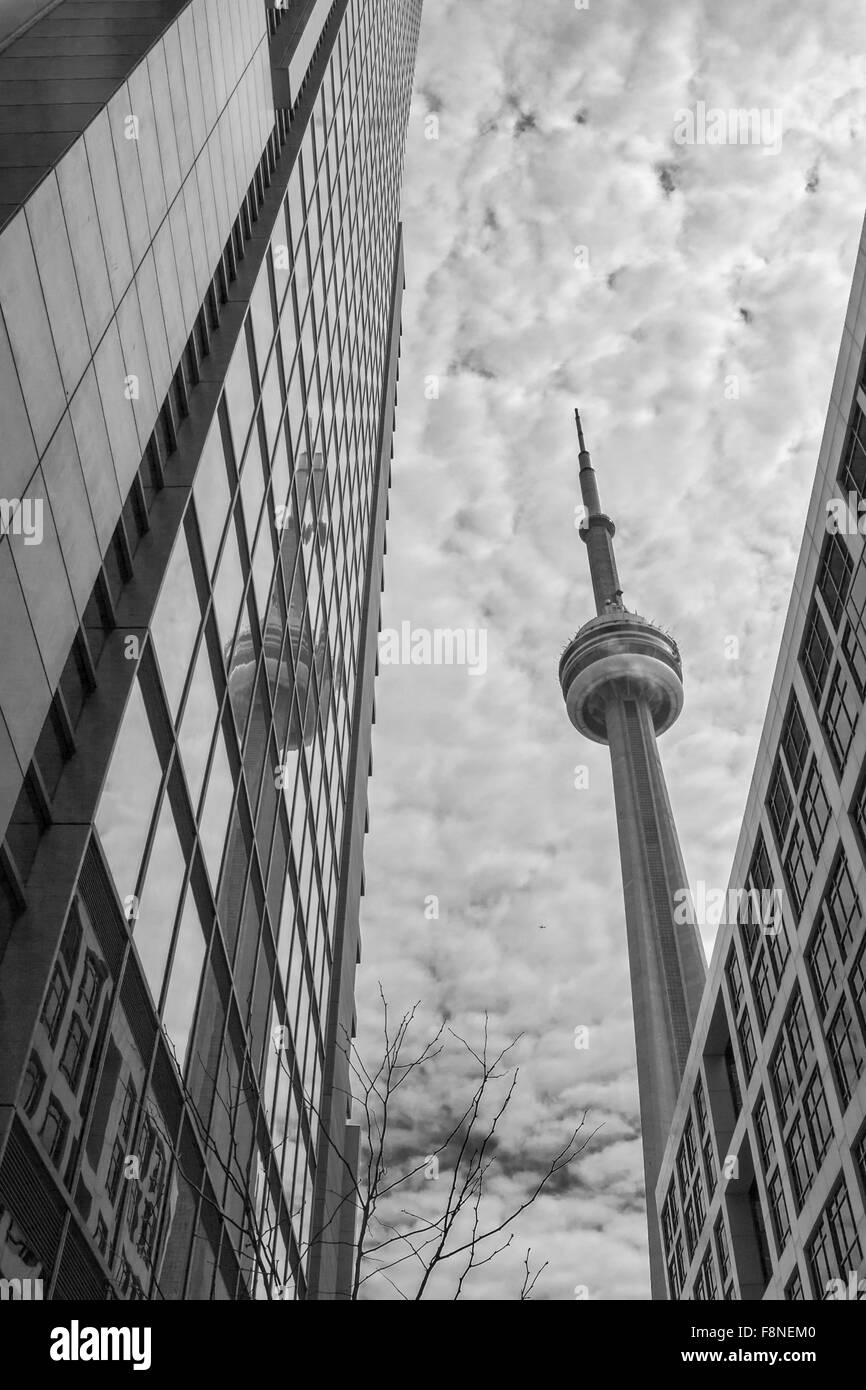 Cn tower Black and White Stock Photos & Images - Alamy