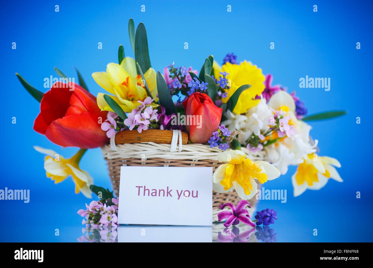 beautiful bouquet of spring flowers Stock Photo Alamy