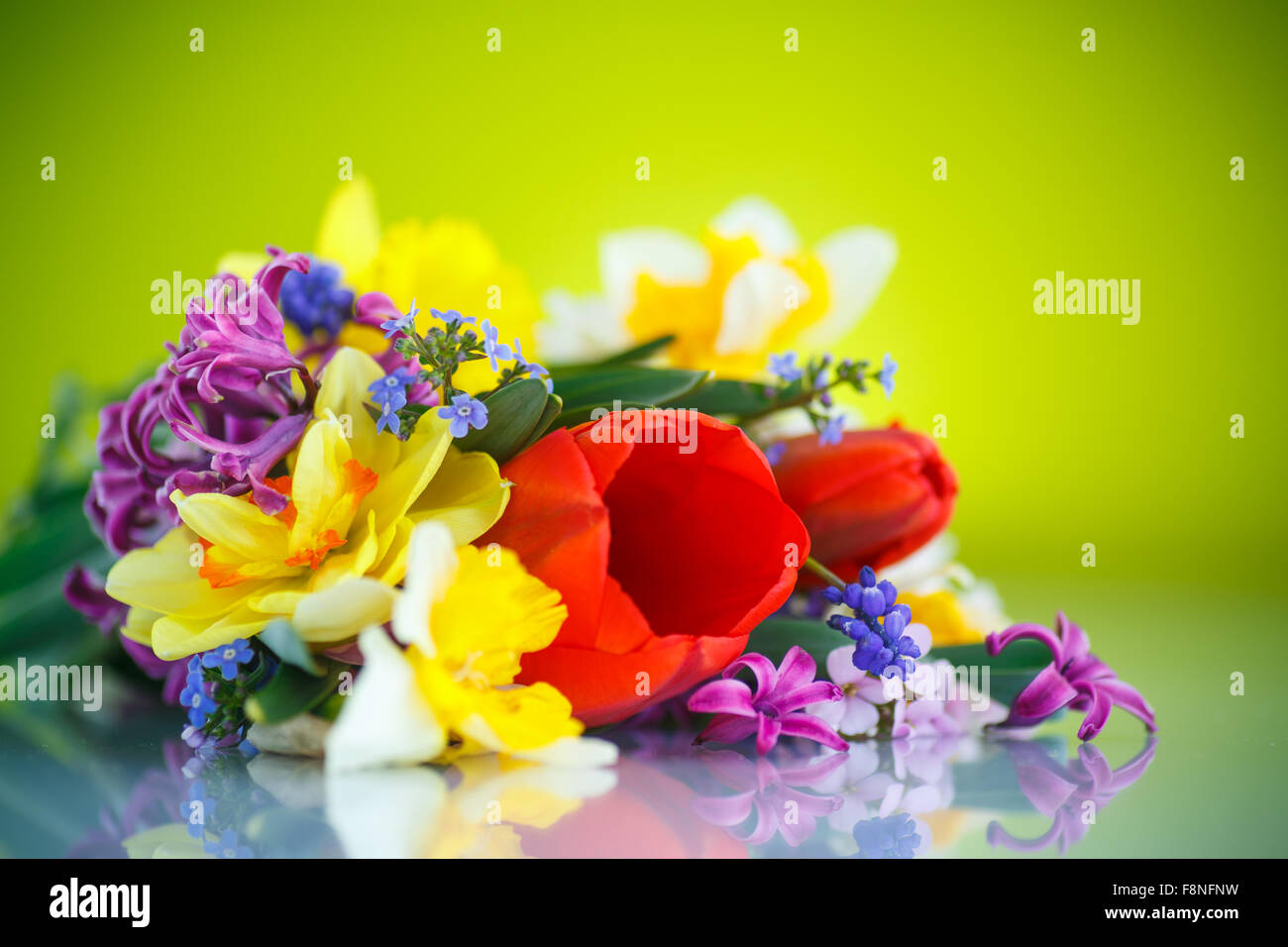 beautiful bouquet of spring flowers Stock Photo - Alamy