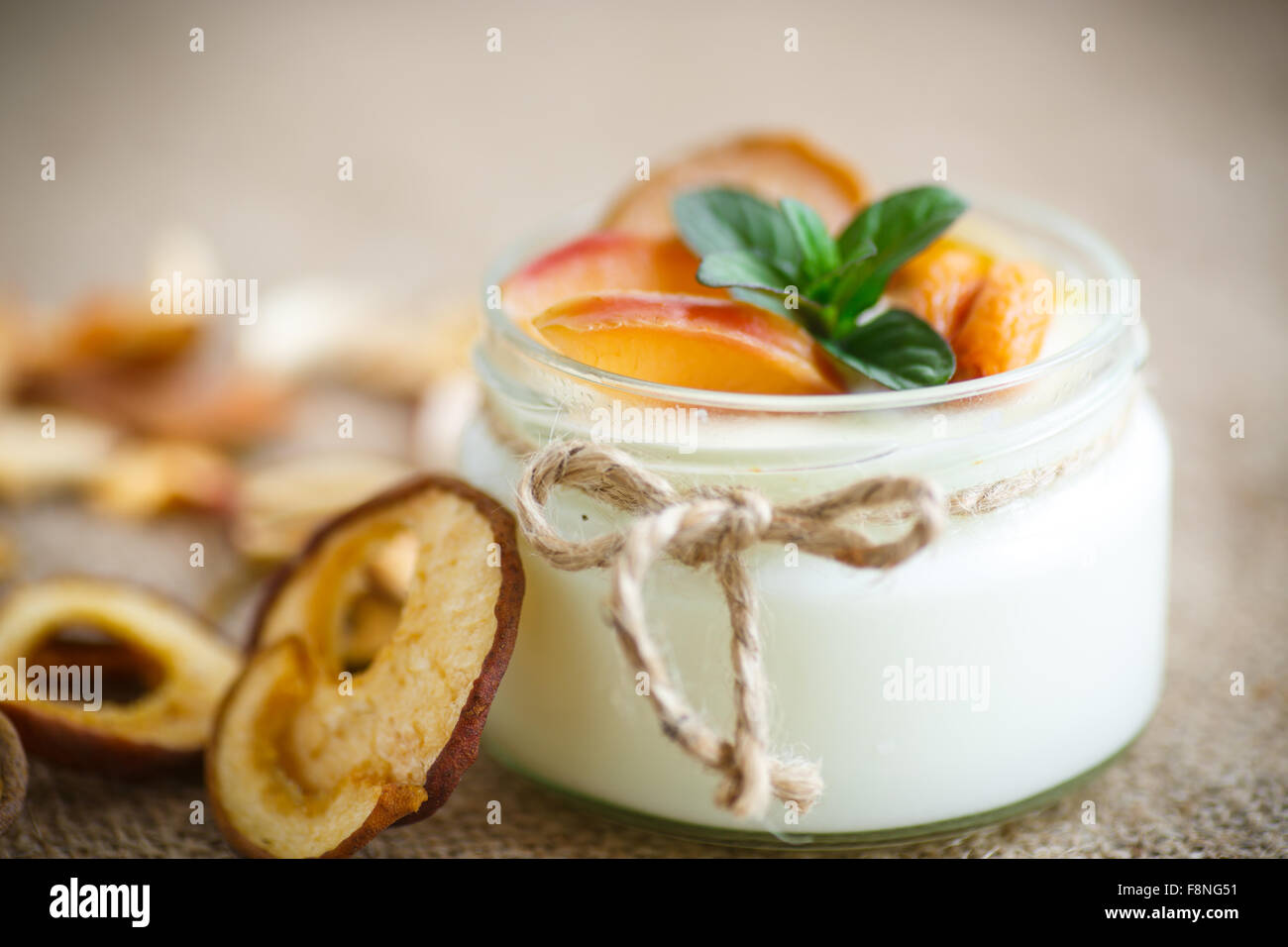 Yogurt and dried fruit hires stock photography and images Alamy
