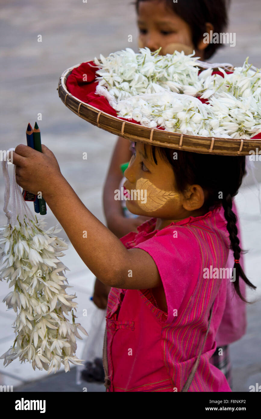 Little girl selling flowers hires stock photography and images Alamy