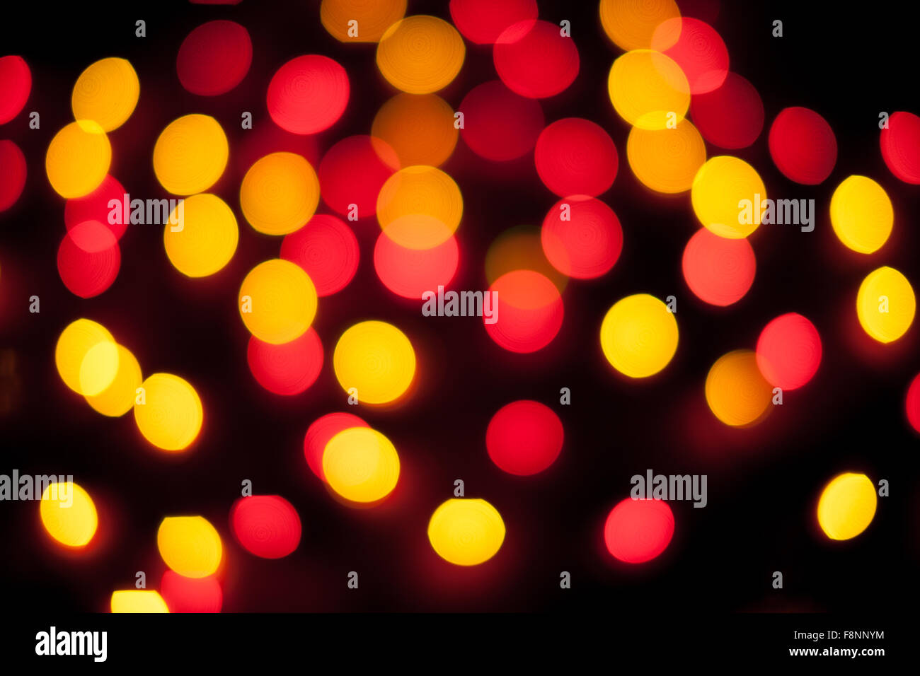 Defocused christmas lights. New Year bokeh. Abstract background for ...