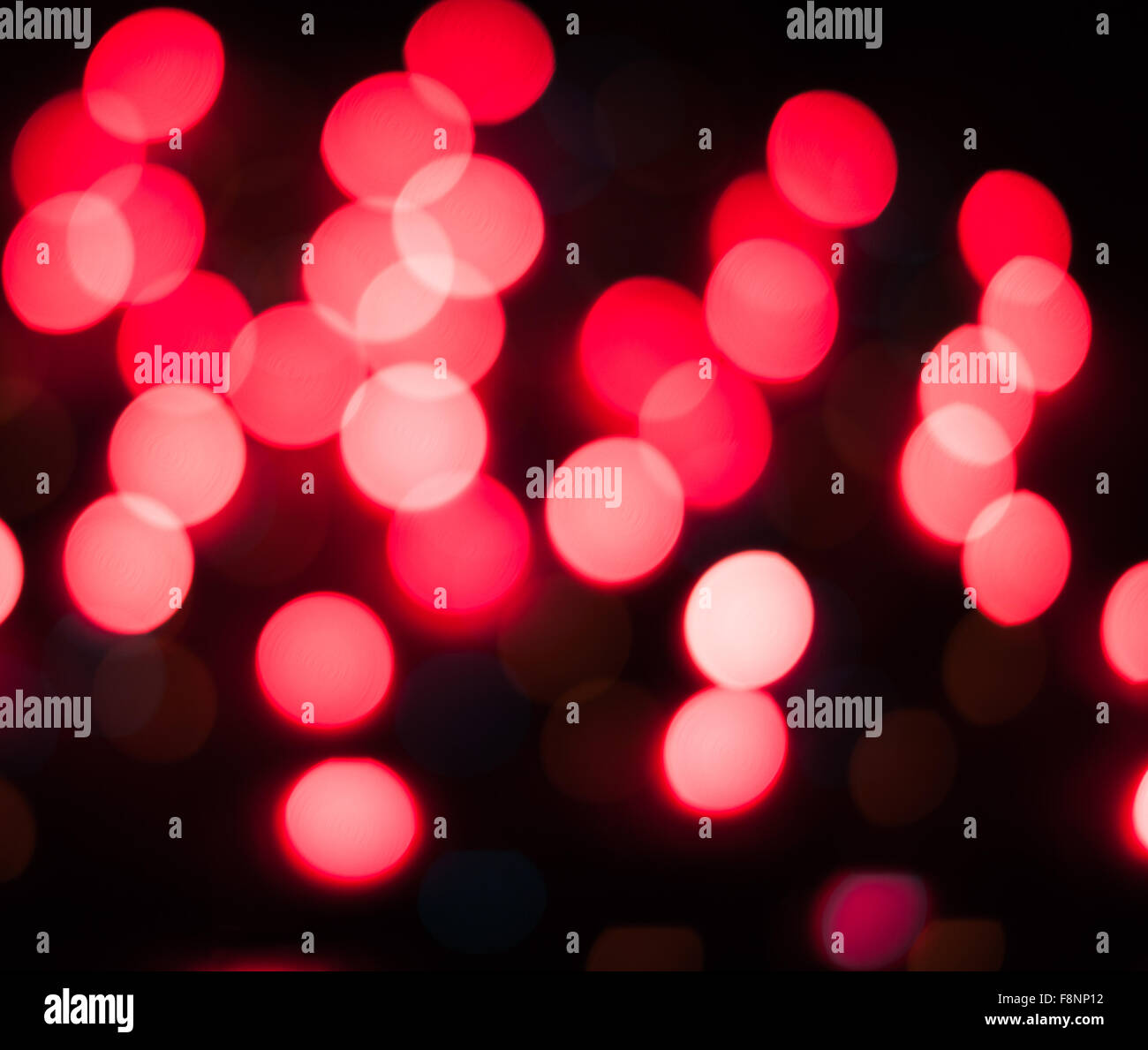 Defocused christmas lights. New Year bokeh. Abstract background for ...
