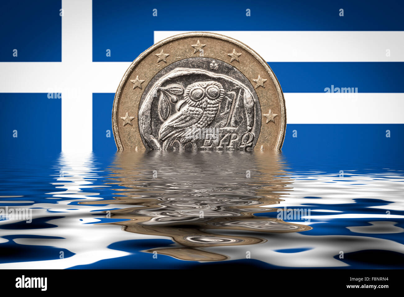 Greek crisis Stock Photo