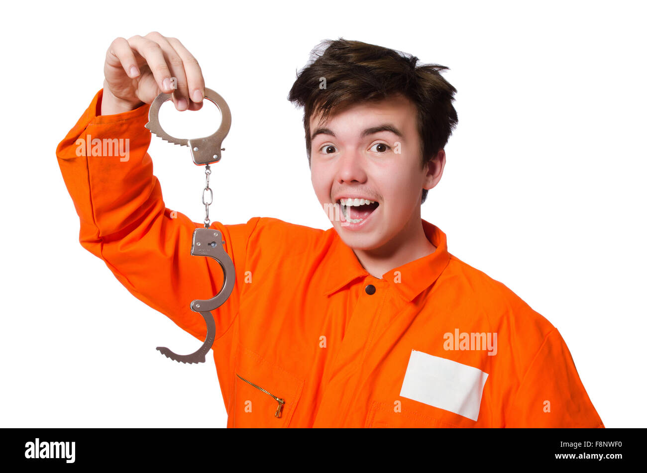 Funny prison inmate in concept Stock Photo - Alamy