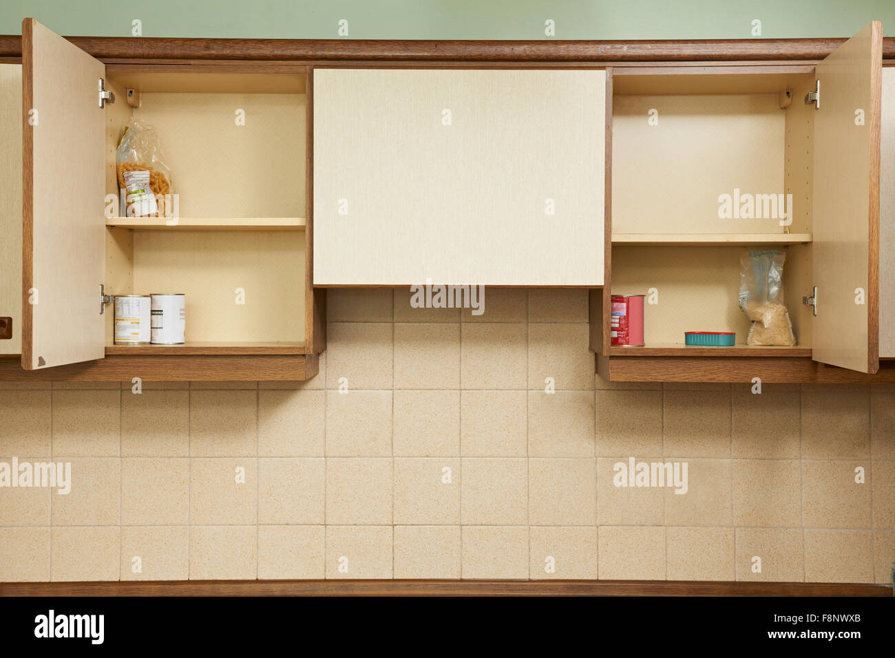 Empty Kitchen Cupboards Stock Photo 91450419 Alamy