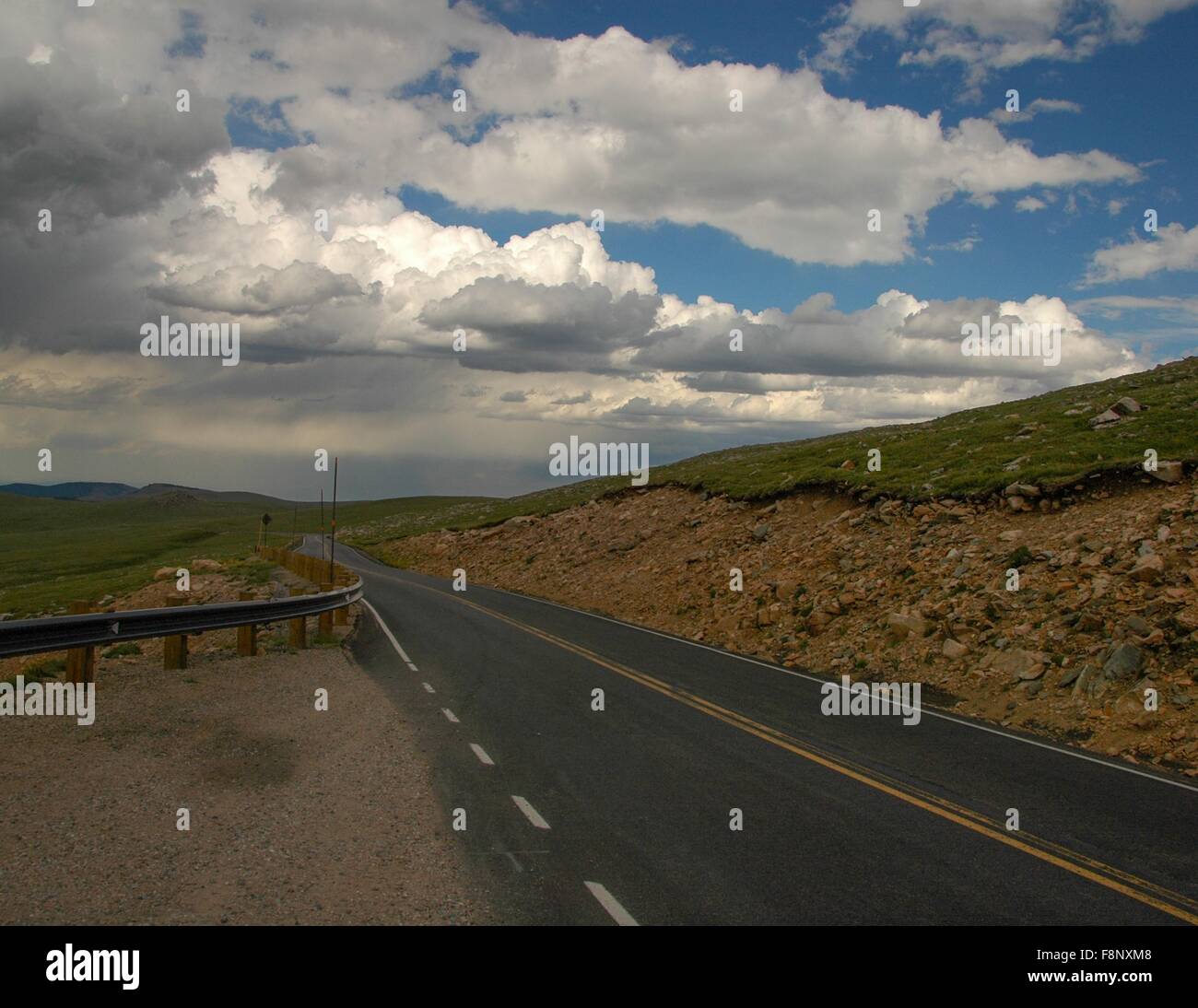 On Top of the World (Beartooth) Highway, Montana/Wyoming, USA. Stock Photo