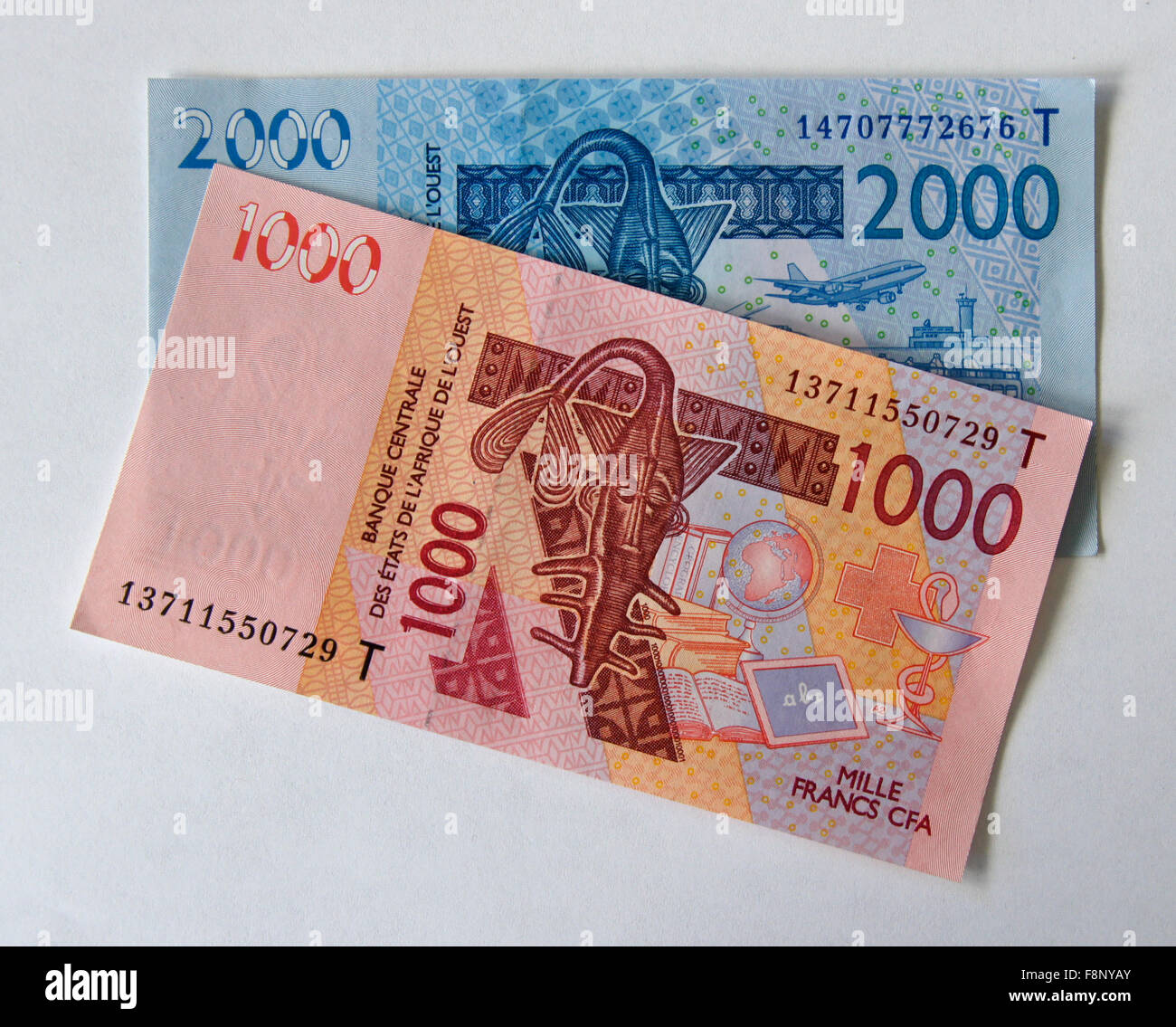 West African Cfa Currency Stock Photo Alamy