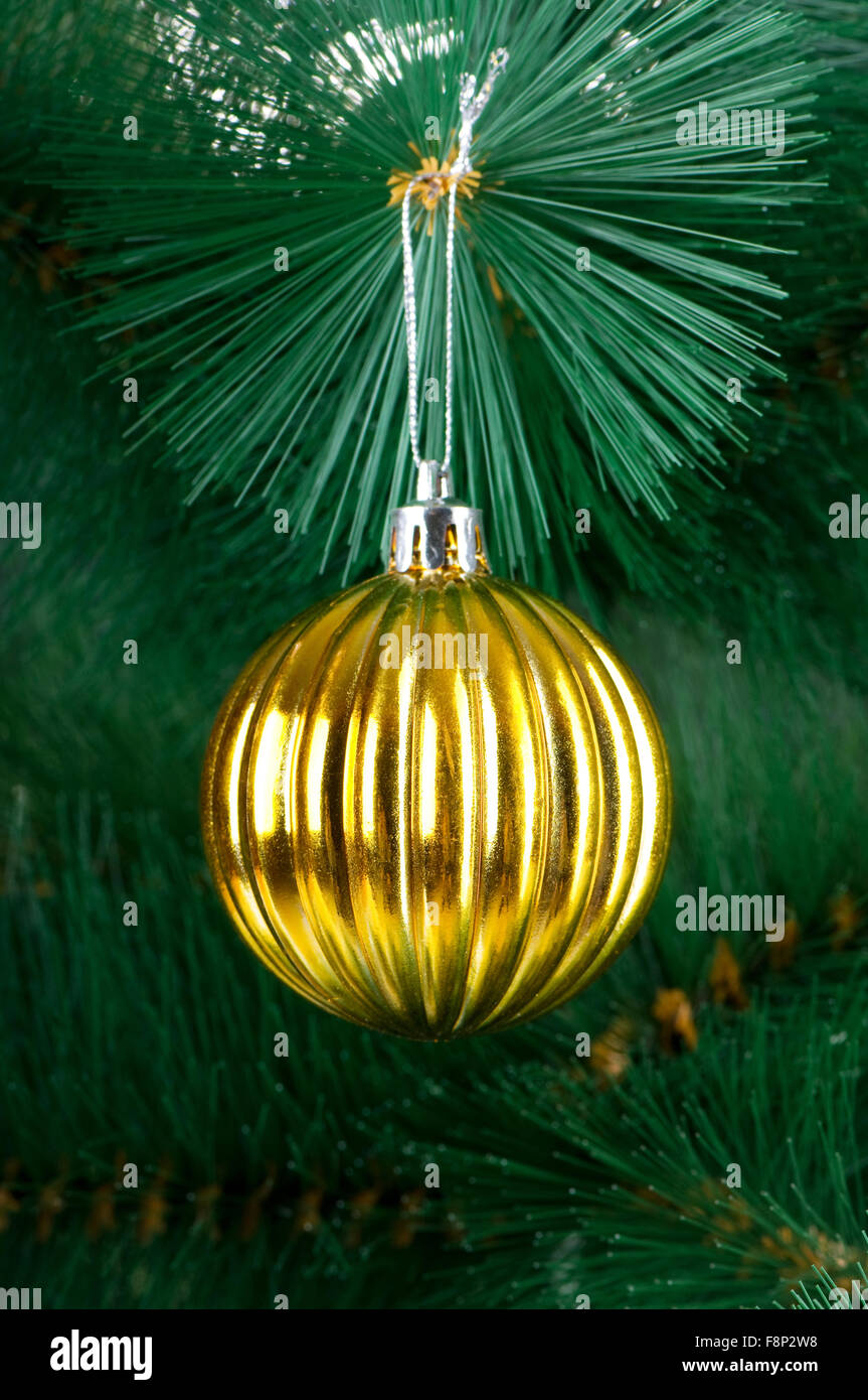 Christmas decoration on the fir tree Stock Photo Alamy