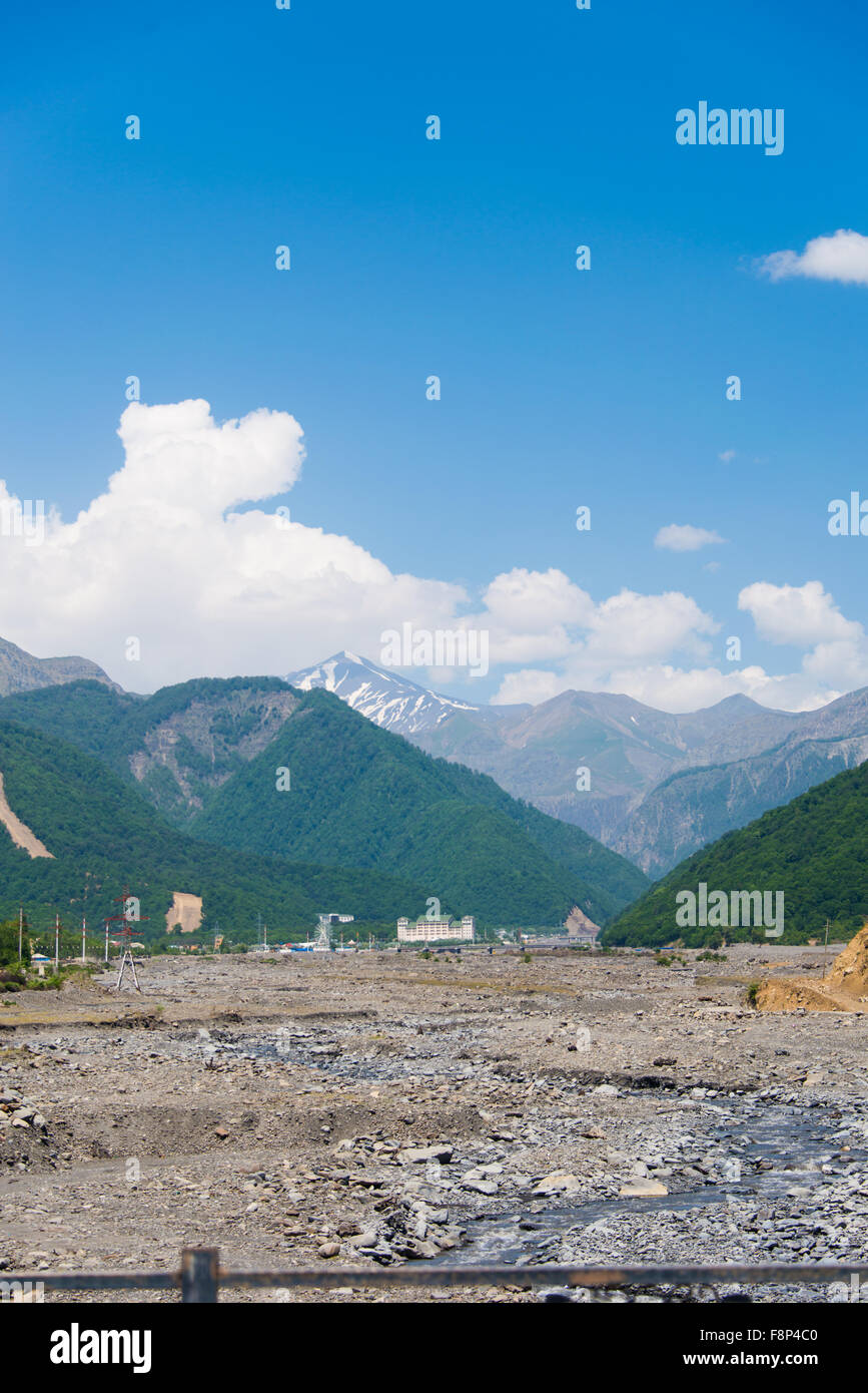 Gabala Climate Mountains in Gabala region - Azerbaijan Stock Photo - Alamy