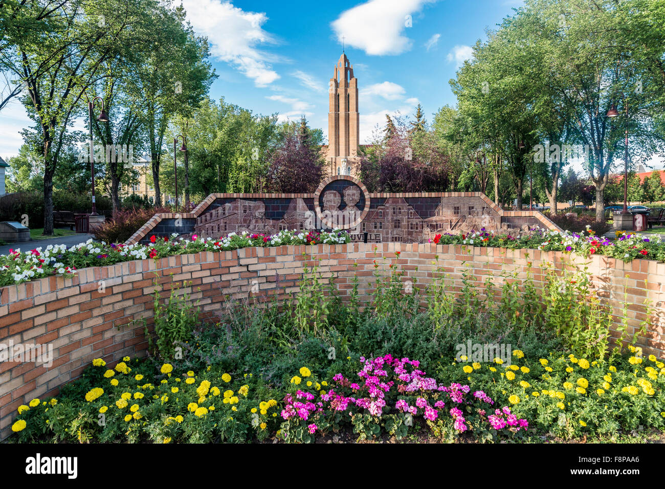 Rouleauville square st marys cathedral calgary garden hires stock