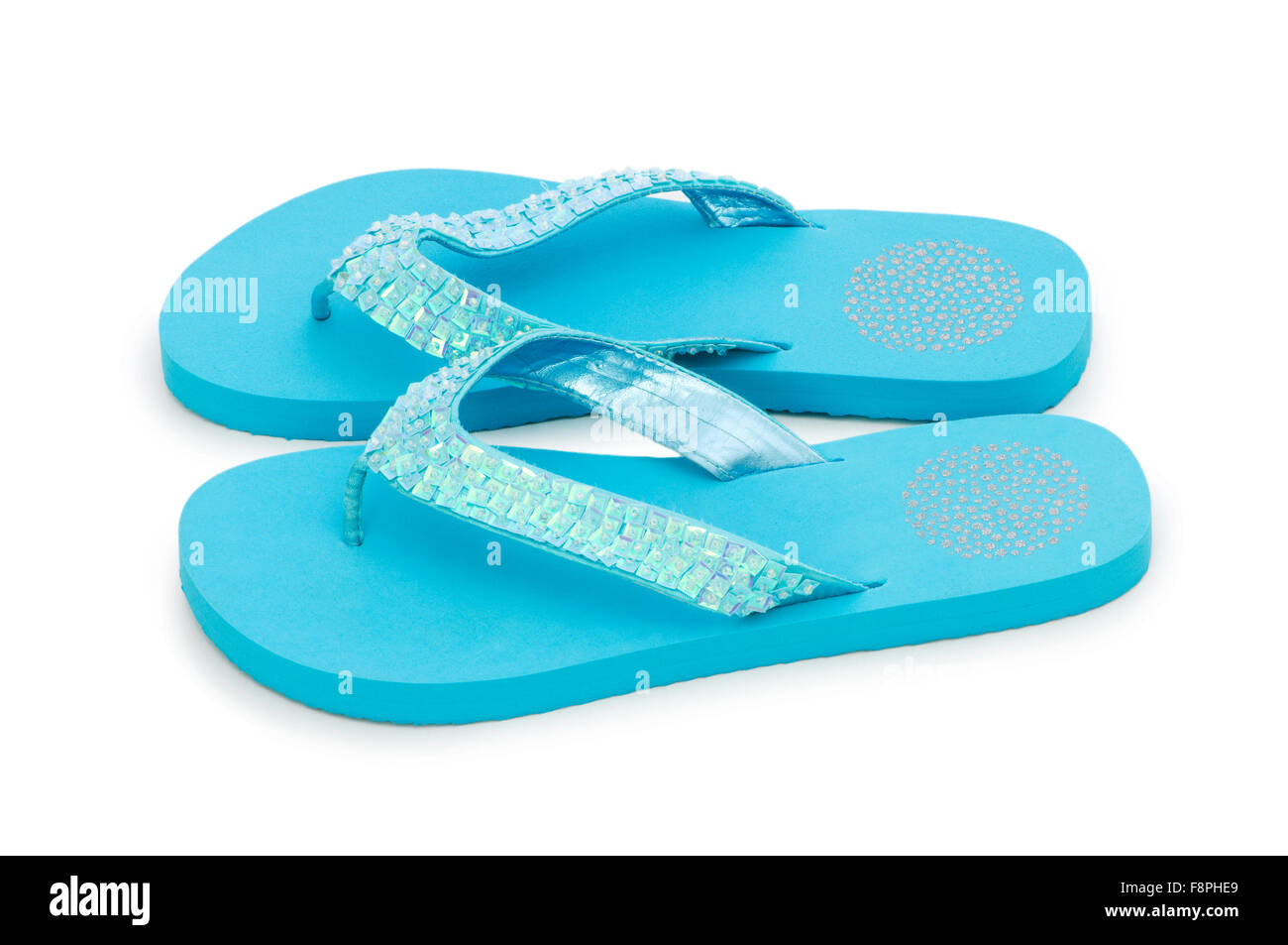 Summer shoes isolated on the white background Stock Photo - Alamy