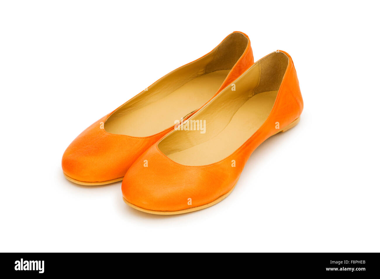 Woman shoes isolated on the white background Stock Photo - Alamy