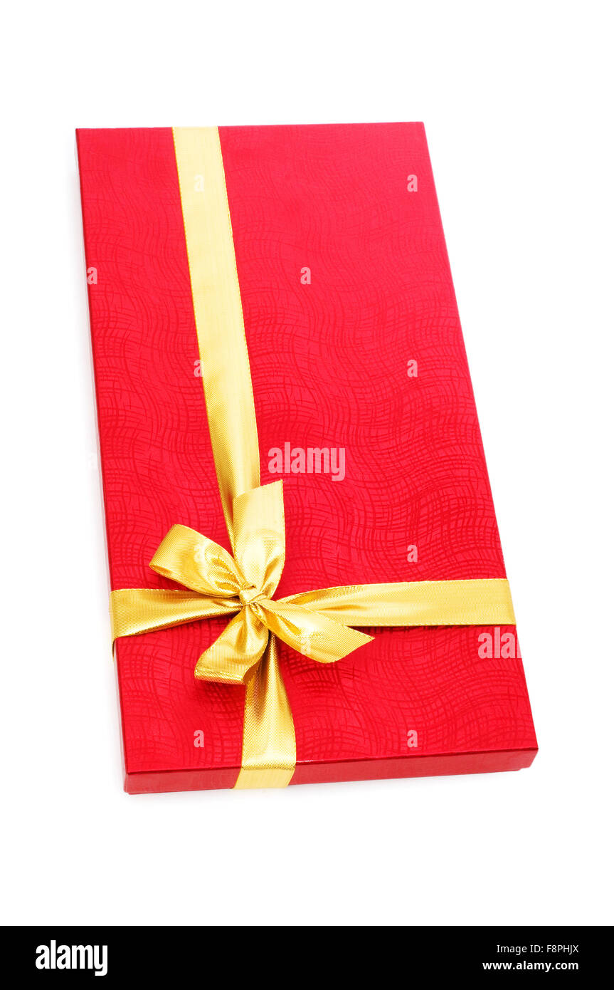 Gift boxes isolated on the white background Stock Photo - Alamy