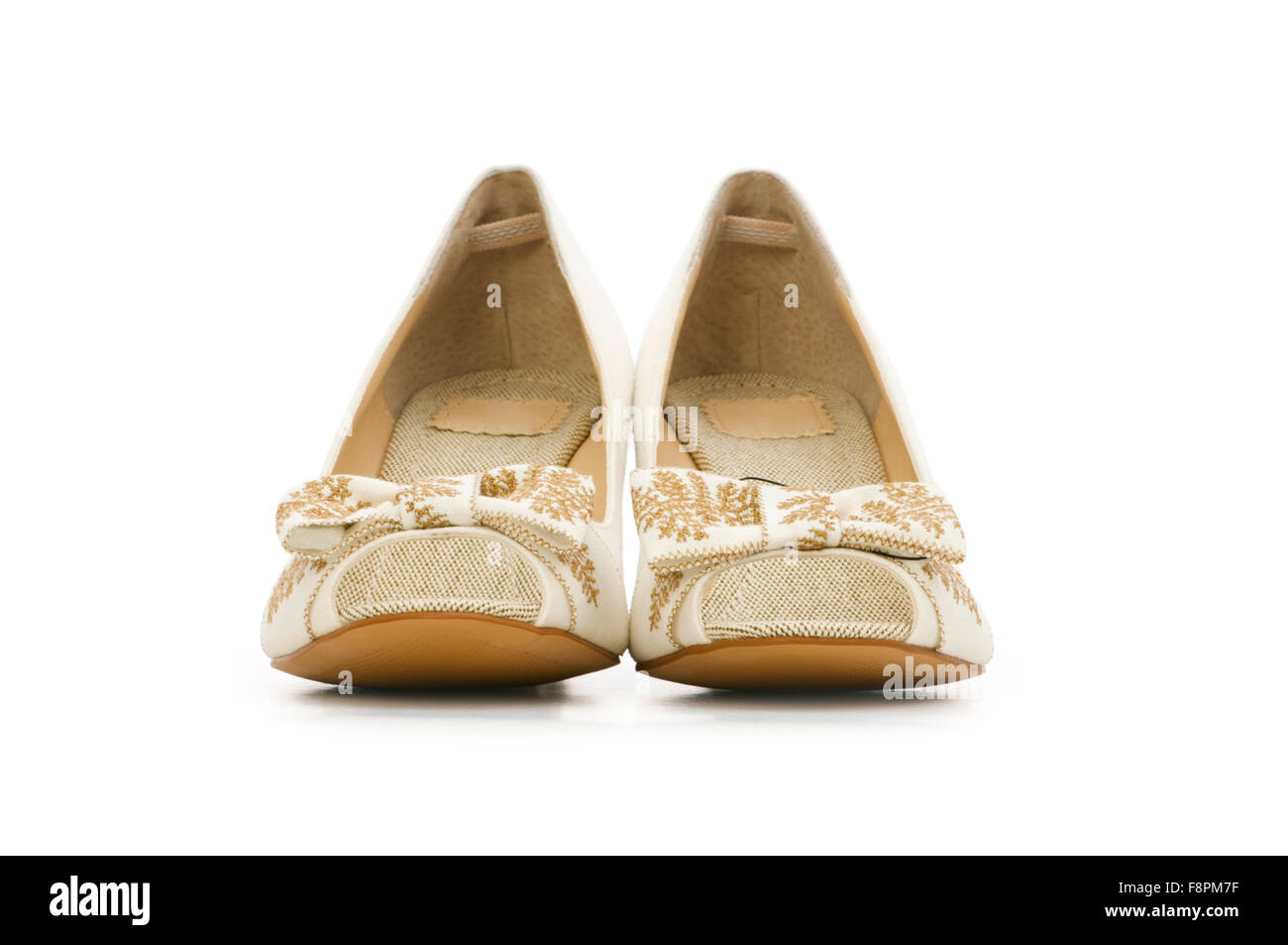 Woman shoes isolated on the white background Stock Photo - Alamy