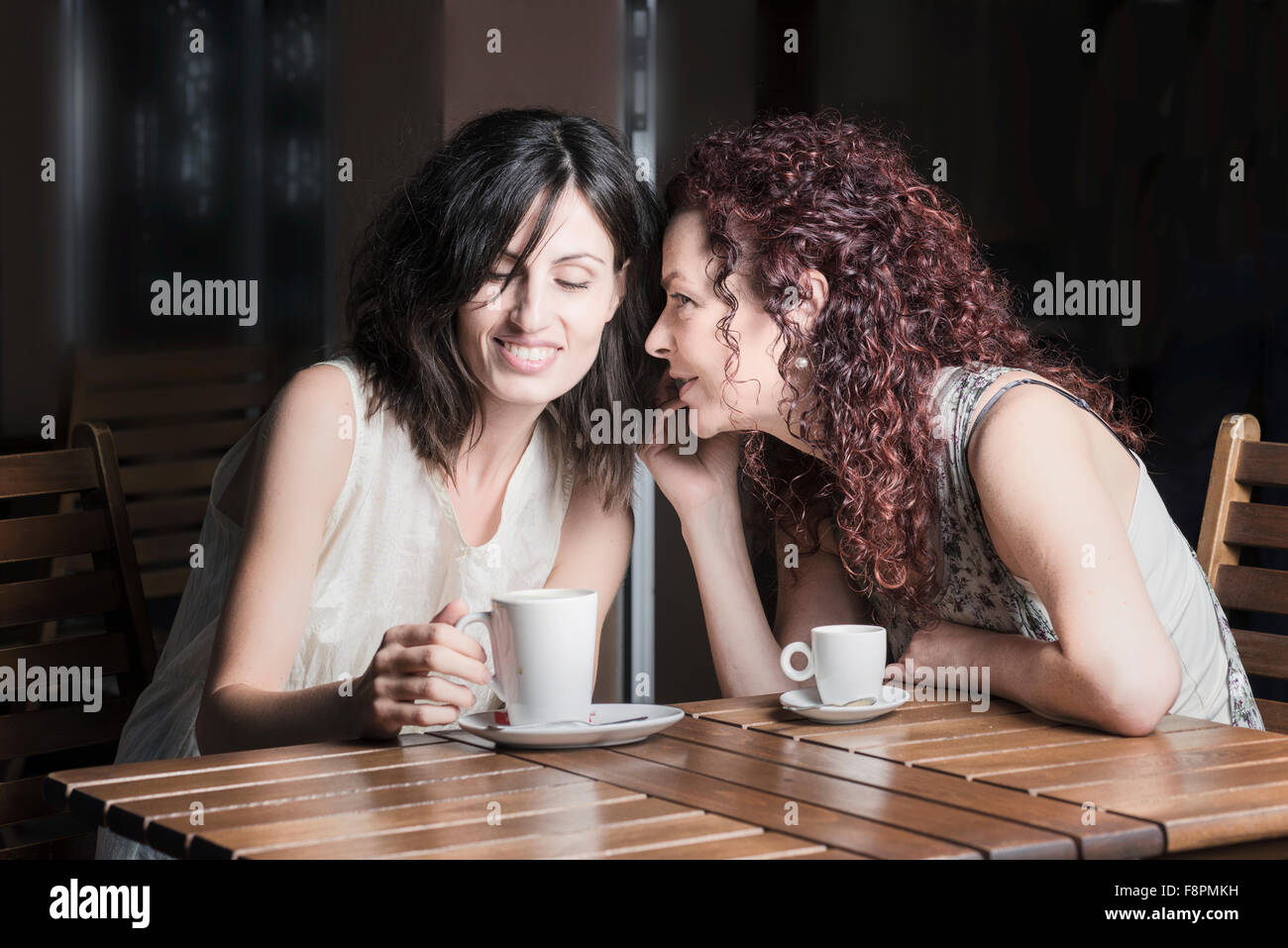 woman chat over coffee-break Stock Photo