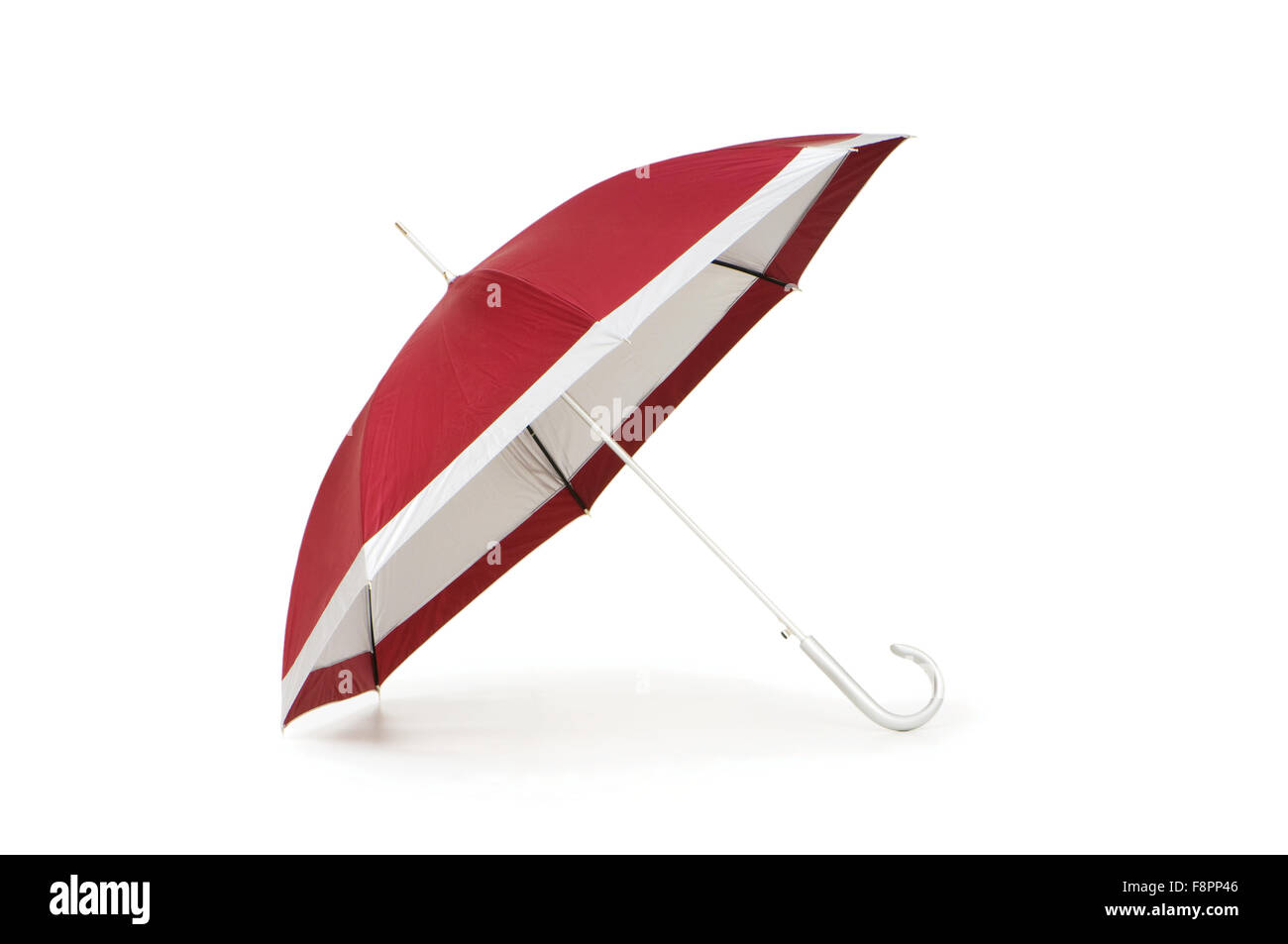 Colourful umbrella isolated on the white background Stock Photo - Alamy