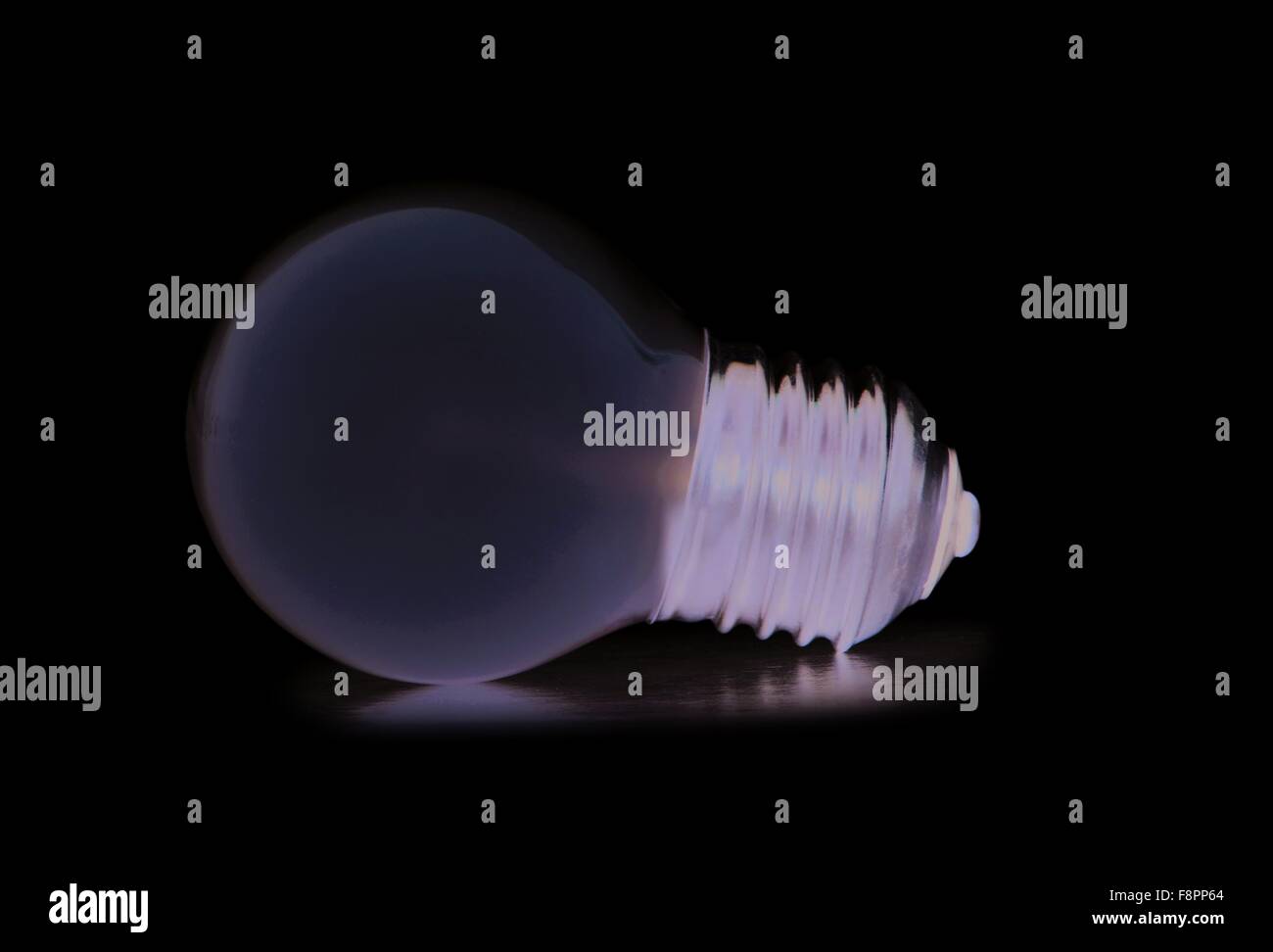 Light bulb isolated on the white background Stock Photo - Alamy