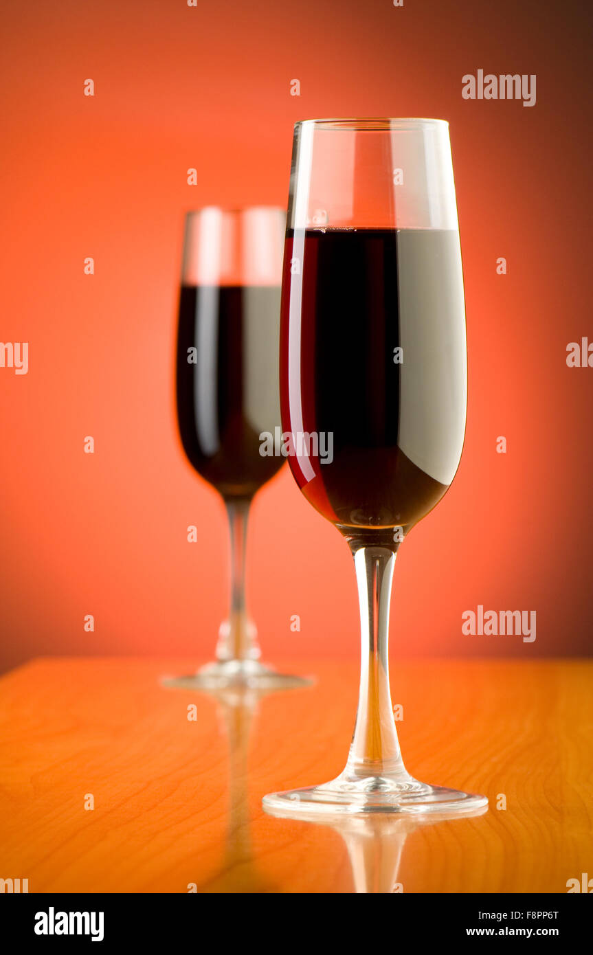 Wine concept with gradient background Stock Photo - Alamy