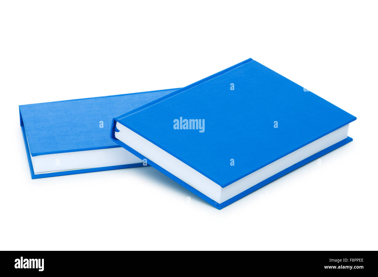 Stack of books isolated on the white Stock Photo - Alamy
