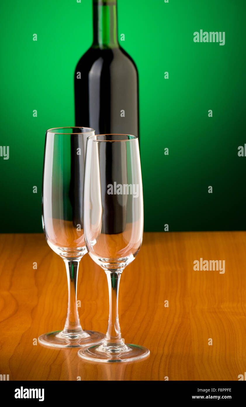 Wine concept with gradient background Stock Photo - Alamy