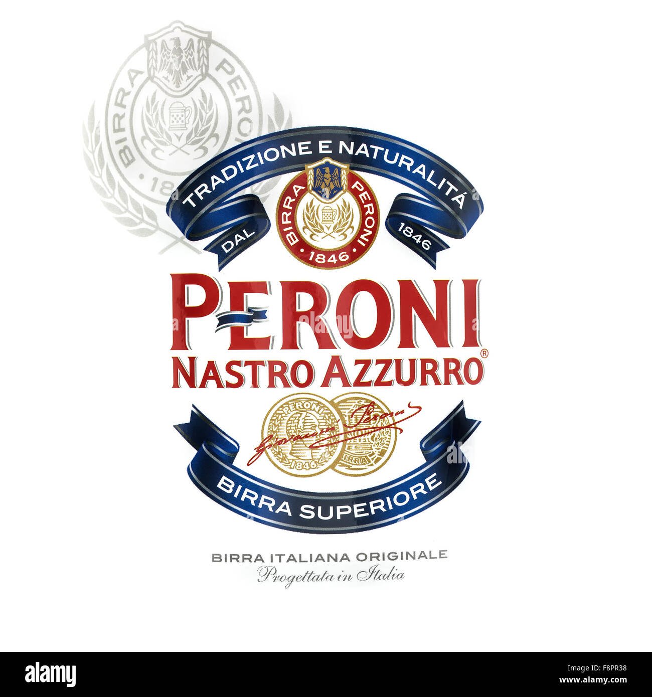 Peroni beer logo hi-res stock photography and images - Alamy