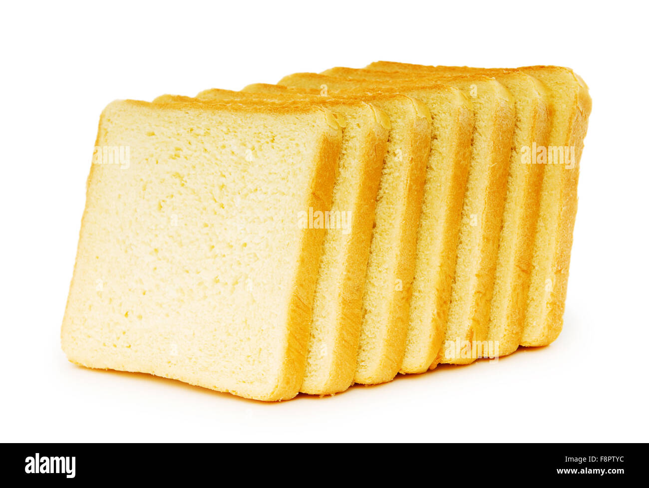 Sliced bread isolated on the white background Stock Photo - Alamy