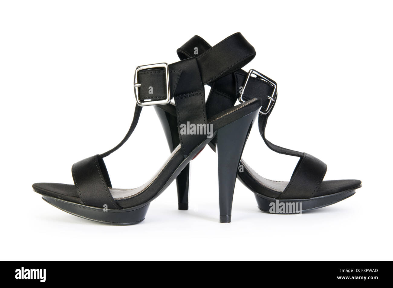 Woman shoes isolated on the white background Stock Photo - Alamy