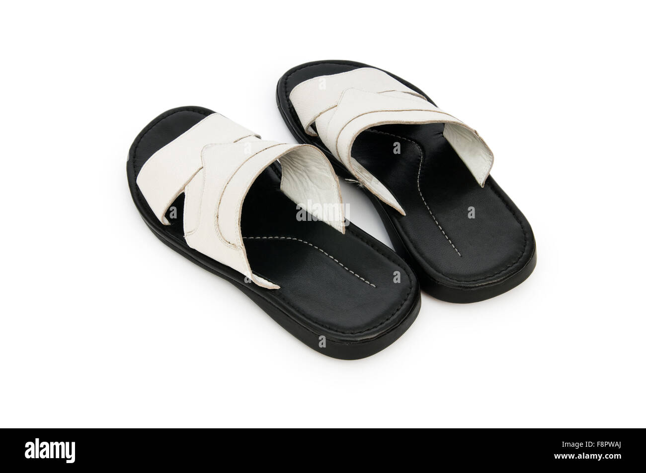 Summer shoes isolated on the white background Stock Photo - Alamy