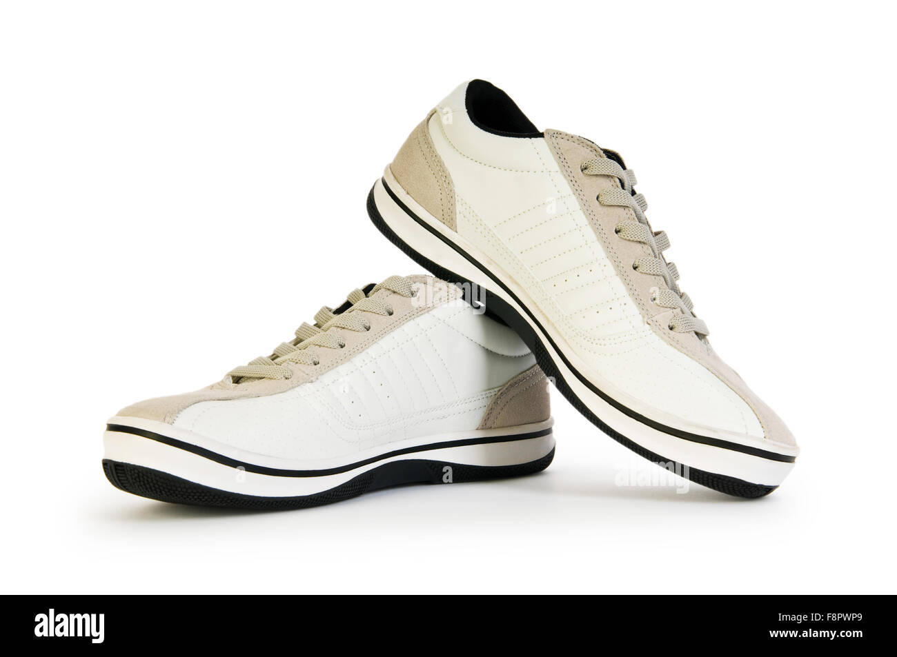 Sport shoes isolated on the white background Stock Photo - Alamy