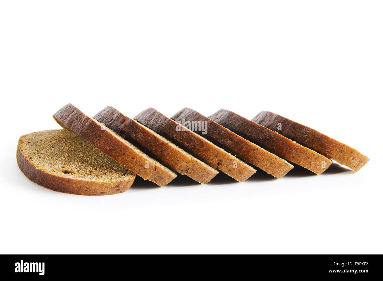 Sliced bread isolated on the white background Stock Photo - Alamy