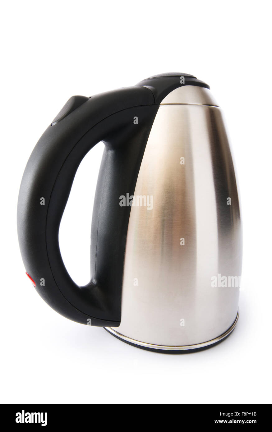 Shiny kettle isolated on the white background Stock Photo Alamy