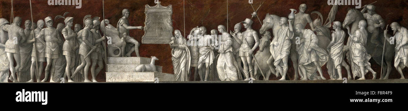 Giovanni Bellini - Giambellino - An Episode from the Life of Publius Cornelius Scipio Stock Photo
