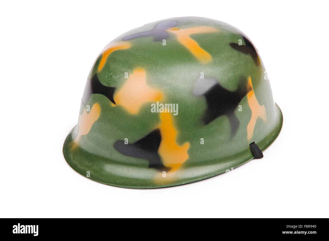 Military helmet isolated on the white Stock Photo - Alamy