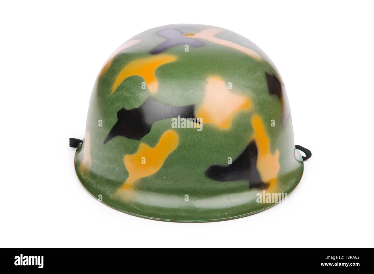 Military helmet isolated on the white Stock Photo - Alamy