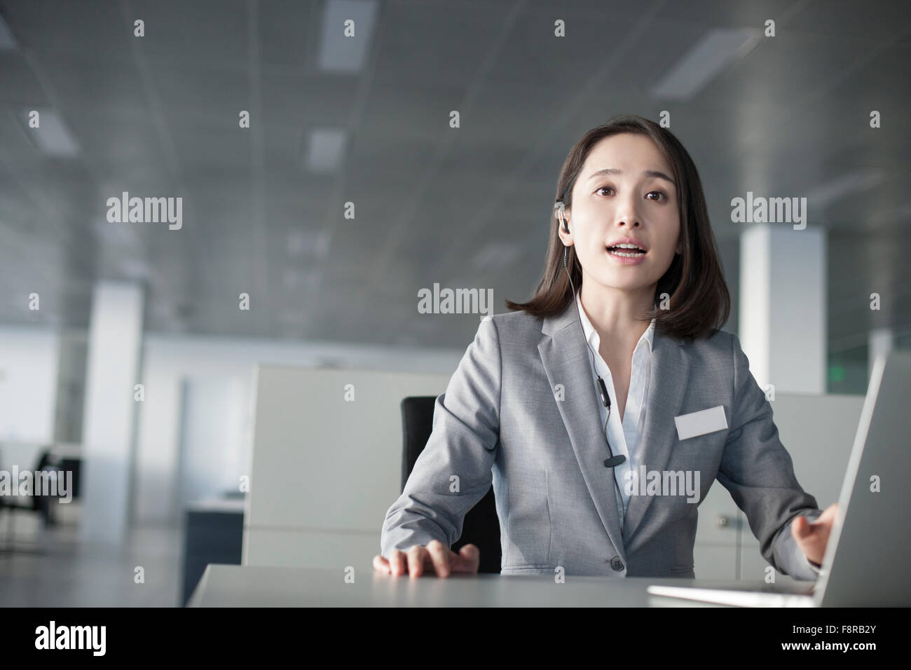 Young businesswoman Stock Photo